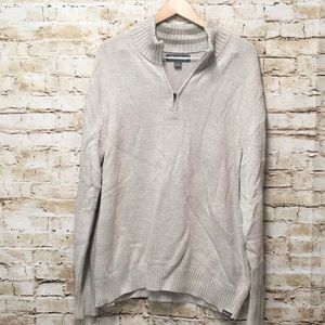 Men’s quarter zip Eddie Bauer sweater